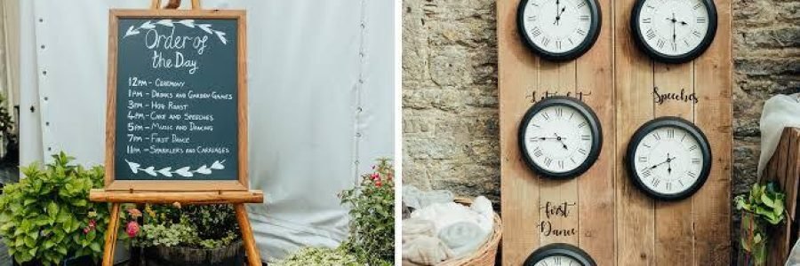Wedding Day Timeline